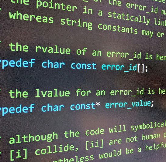 Code editor showing a legacy codebase